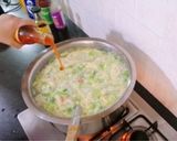 A picture of step 5 of Restaurant Style Chicken Vegetable Corn Soup Recipe 😋.