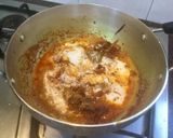 A picture of step 3 of Hyderabadi Dum Biryani.