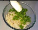 A picture of step 1 of Veg Dry Manchurian.