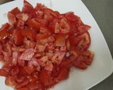 A picture of step 2 of Mchicha with milk #vegetablecontest.