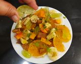A picture of step 2 of Spiced Fruit Chaat.