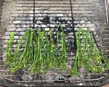 A picture of step 2 of Broadbean, broccoli, pea shoot and Parmesan salad 🥗.