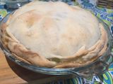 Tarta de espinaca con masa de hojaldre