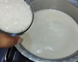 A picture of step 2 of Laziza mix Ras Malai.