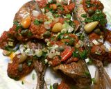 Foto del paso 9 de la receta: Jurellillos blancos con charmela picante y alcaparras