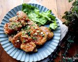 A picture of step 7 of Pork Tenderloin Sauté with Ginger Onion Sauce.
