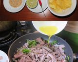 Hình bước làm 3 của món Dê tái chanh