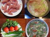 Canh ngao nấu bầu