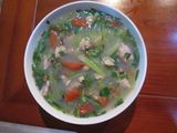 Canh ngao nấu bầu