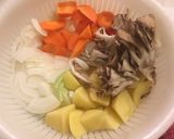 A picture of step 1 of Japanese Beef Curry Rice.