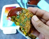 A picture of step 11 of Corn Spinach Besan Tikki.