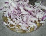 A picture of step 1 of Qeema Aloo.