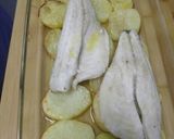 Foto del paso 9 de la receta: Lubina con verduras salteadas