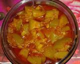 A picture of step 5 of Dudhi ka sabji.