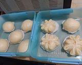 Foto langkah ke 8 dari resep Bakpao Custard Tanpa Mixer.