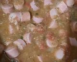Foto del paso 4 de la receta: Tallarines verdes con salsa de salchichas