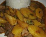 A picture of step 5 of Matoke.