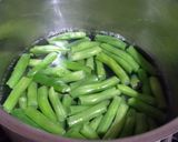 Foto langkah ke 1 dari resep Cah Buncis Kembang Tahu.