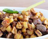 Foto langkah ke 8 dari resep Sambel goreng ati rempela tahu tempe kentang.