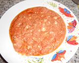 A picture of step 5 of Kefalonian Strapatsada.