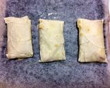 A picture of step 7 of Easy Burritos with Gyoza Wrappers (Toaster Method).