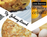 Foto del paso 9 de la receta: Tortilla española con huevos de pato y cebolla