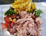 Foto del paso 3 de la receta Plátanos fritos con ensalada de atún