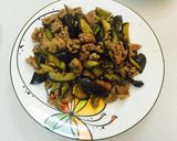 Hình bước làm 7 của món Bò Chĩn (bắp dưới chân bò) xào cà tím