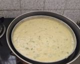 A picture of step 2 of Corn dhokla.
