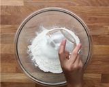 A picture of step 1 of Rainbow Crepe Cake.