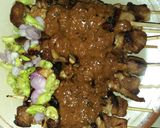 Foto langkah ke 6 dari resep Sate jamur tiram, ayam, tempe gembus panggang teflon.. 😘.
