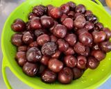 Une image de l'étape 1 de Gâteau aux cerises et amandes.