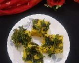 A picture of step 5 of Dhokla.