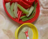 Hình bước làm 4 của món Đồ ăn dặm cho bé (cháo táo khoai lang và thịt gà)