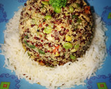 Foto del paso 9 de la receta: Pollo salteado con vegetales y Quinoa mixta!
