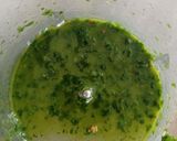 Foto del passaggio 5 della ricetta Insalata di mozzarella e verdure con pesto e cialde al # tè matcha