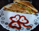 A picture of step 3 of Cabbage toast.