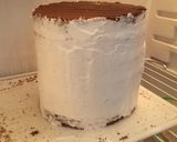 Foto del paso 4 de la receta: Torta de chocolate para bautismo Torbellino Rosa