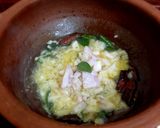 A picture of step 2 of South Indian style egg rice.