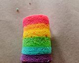 Foto langkah ke 7 dari resep Bolu Gulung Mini Rainbow.