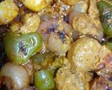 A picture of step 4 of Tandoori aloo - pyaaz subji.