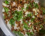 A picture of step 9 of Paneer Matar dum Biriyani.