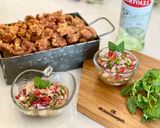 Foto langkah ke 2 dari resep Kulit ayam goreng sambal matah.