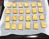 A picture of step 13 of Scallion (Spring Onion) cream Crackers.