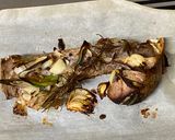 A picture of step 2 of Roasted Collar of Maguro.