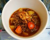 Foto langkah ke 4 dari resep Semur Daging Cincang.