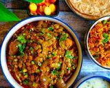 A picture of step 4 of Surti Papdi Nu Shak (Sem / Broad bean Subji).