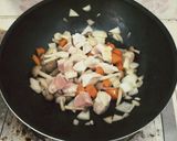 รูปขั้นตอนการทำที่ 9 ของ ไก่ผัดไวท์ซอสเต้าหู้