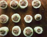 รูปขั้นตอนการทำที่ 8 ของ แตงร้านนึ่งไส้หมูสับ