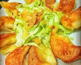 รูปขั้นตอนการทำที่ 14 ของ เกี๊ยวซ่าHomemade(สูตรผสมใบชิโซะ)